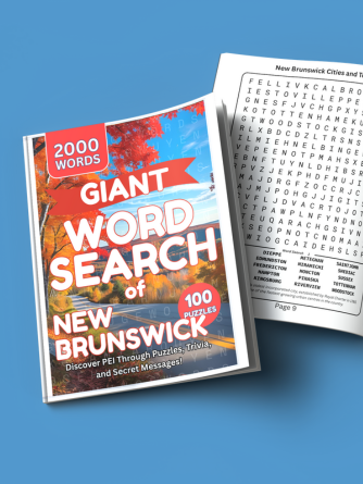 Adult word search book cover – large-print themed puzzles