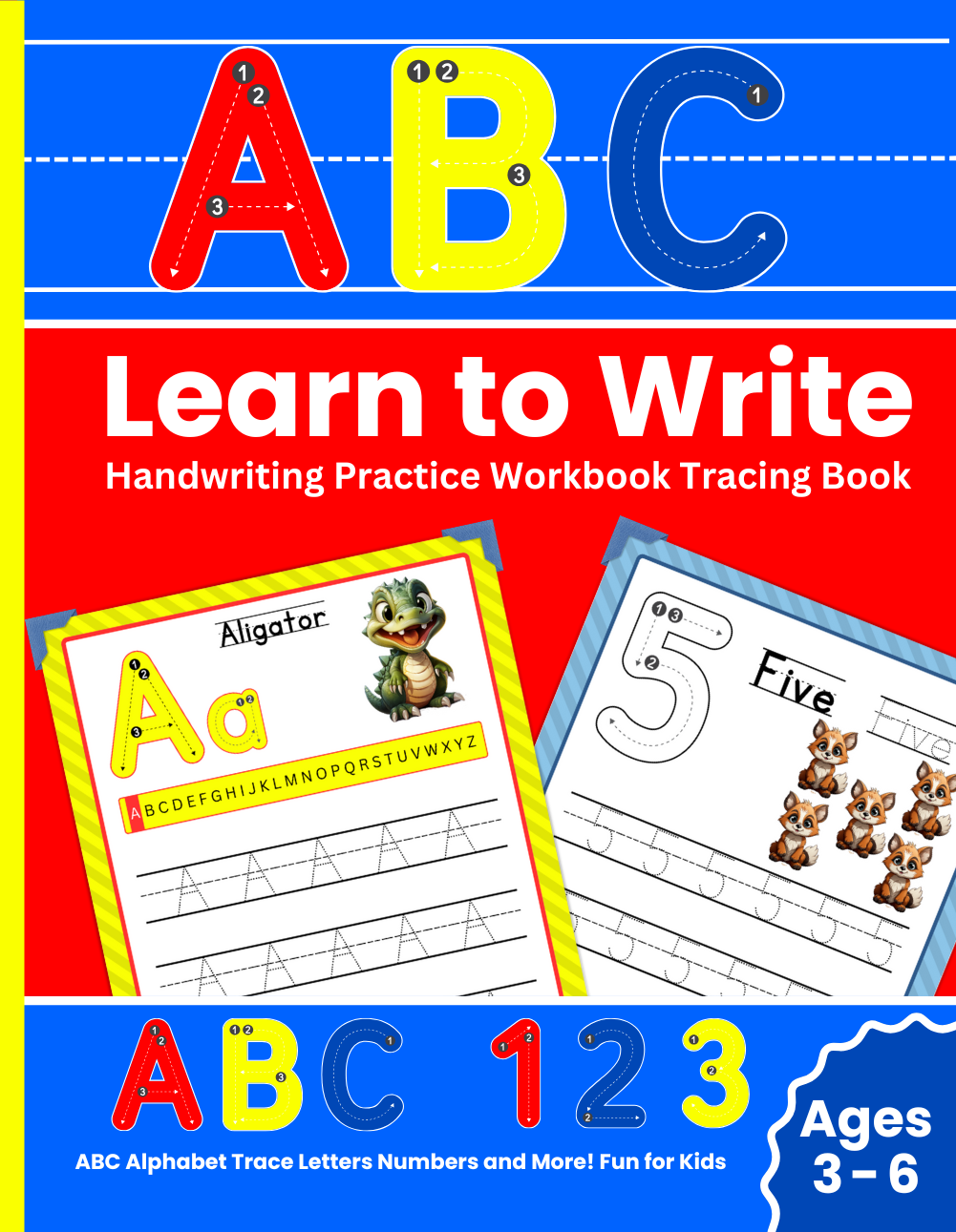 Learn to Write Handwriting Practice Workbook